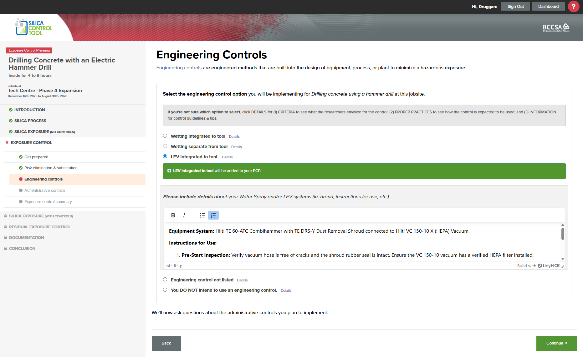Engineering Controls